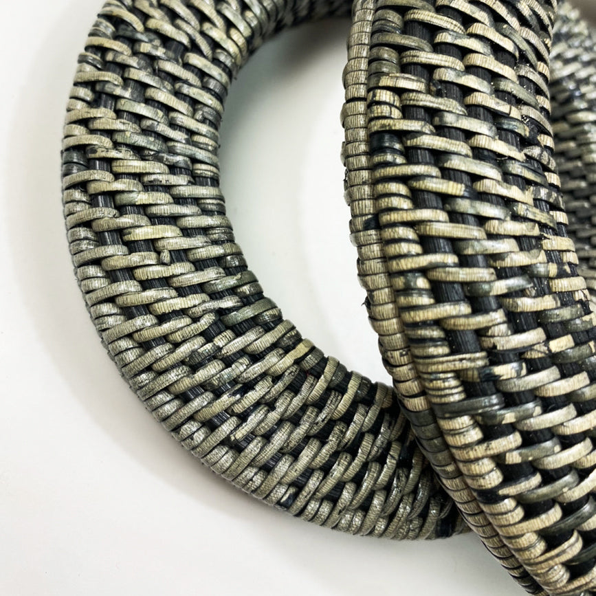 【C-177】 Rattan dyed string winding 8 colors Large 籐製 染色弦巻 全8色 大