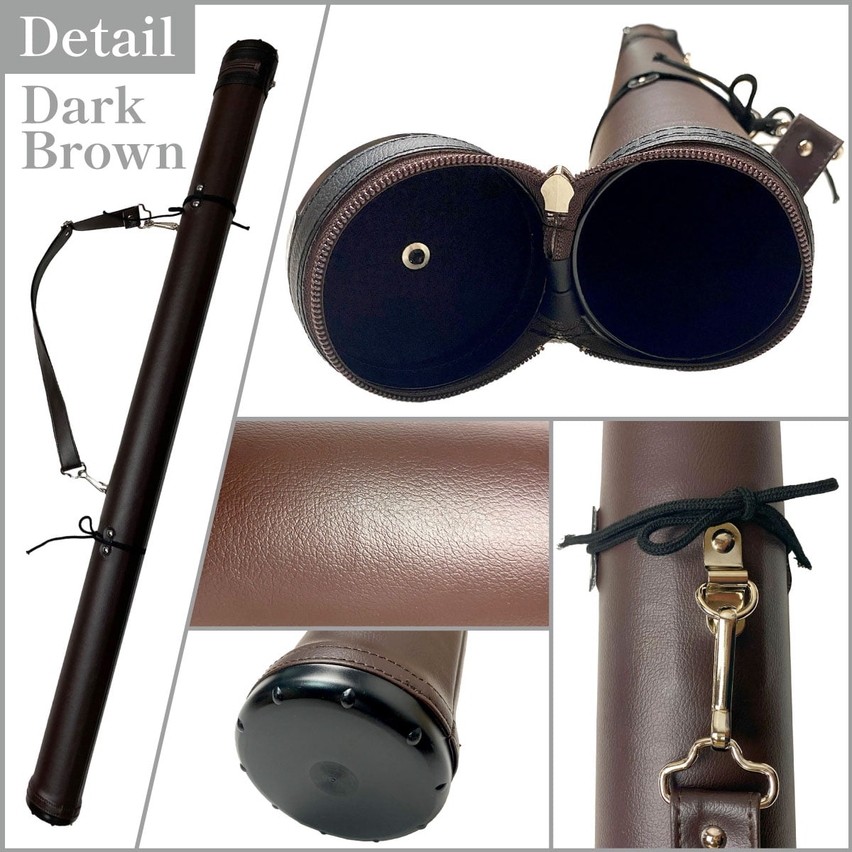 【E-001】 Solid Color #2 Yadzutsu Size:S 矢筒 単色矢筒 小 90cm-105cm 6本 弓道 弓具 矢 保管 持ち運び 収納