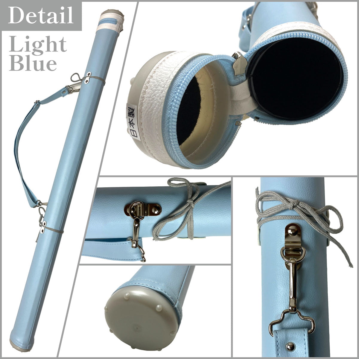 【E-002】 Solid Color #1 Yadzutsu Size:S 単色矢筒 小 90cm-105cm 収納目安6本 矢筒 パステルカラー 弓道 弓具