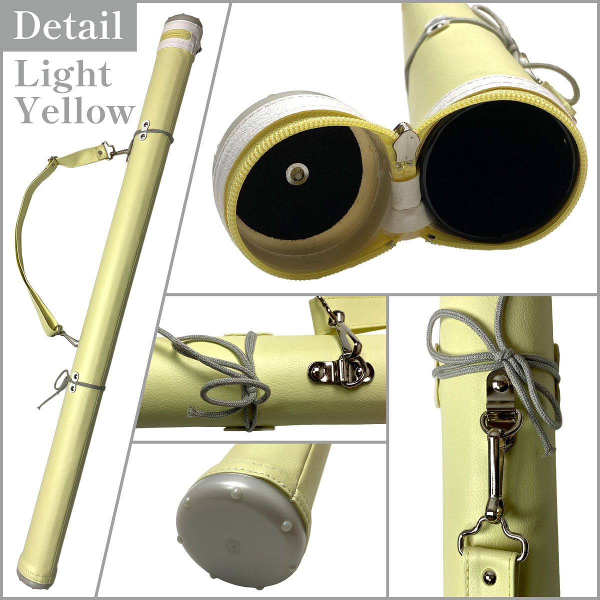 【E-002】 Solid Color #1 Yadzutsu Size:S 単色矢筒 小 90cm-105cm 収納目安6本 矢筒 パステルカラー 弓道 弓具