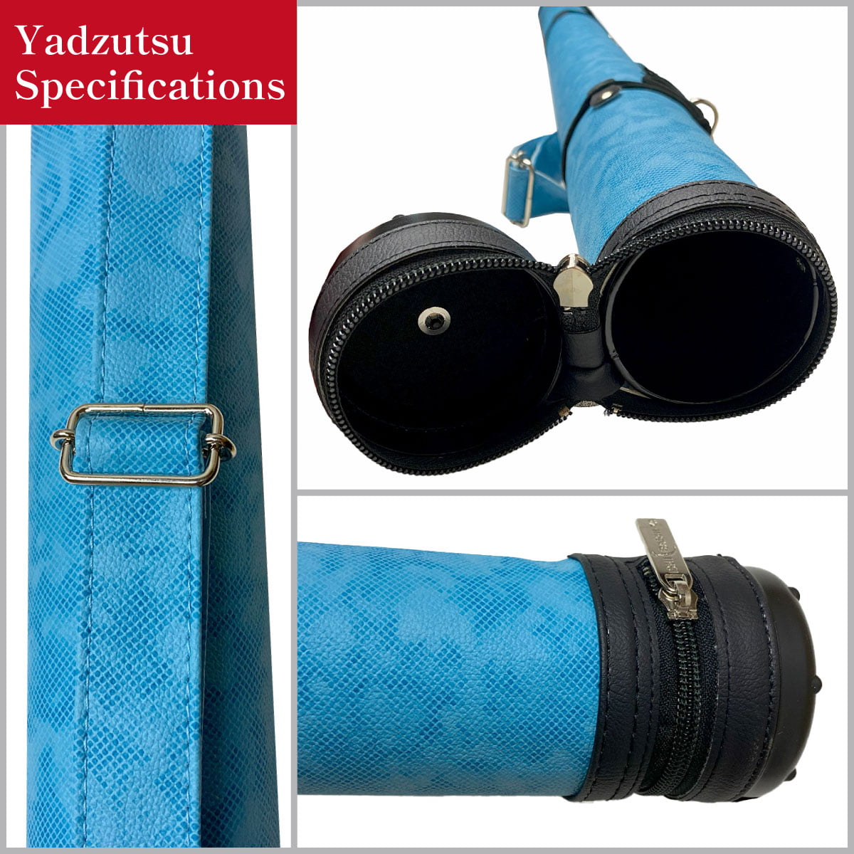 【E-098】 Pattern Yadzutsu Size:M 柄矢筒 中 95cm-105cm 矢筒 収納目安12本 模様 柄 弓道 弓具 矢 保管 持ち運び 収納