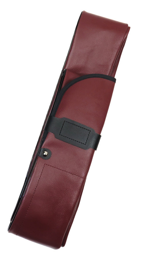 【F-013】Yumibukuro (Faux Leather) ビニールレザー 弓袋 合成皮革 防水 弓 保護 持ち運び 弓道 弓具
