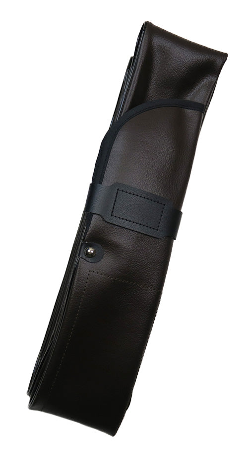 【F-013】Yumibukuro (Faux Leather) ビニールレザー 弓袋 合成皮革 防水 弓 保護 持ち運び 弓道 弓具