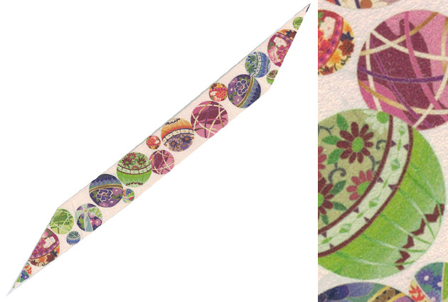 【F-297】Bi-Nigirikawa (Printed) B - 美握り革 B プリント 柄 握り革 弓道 弓具