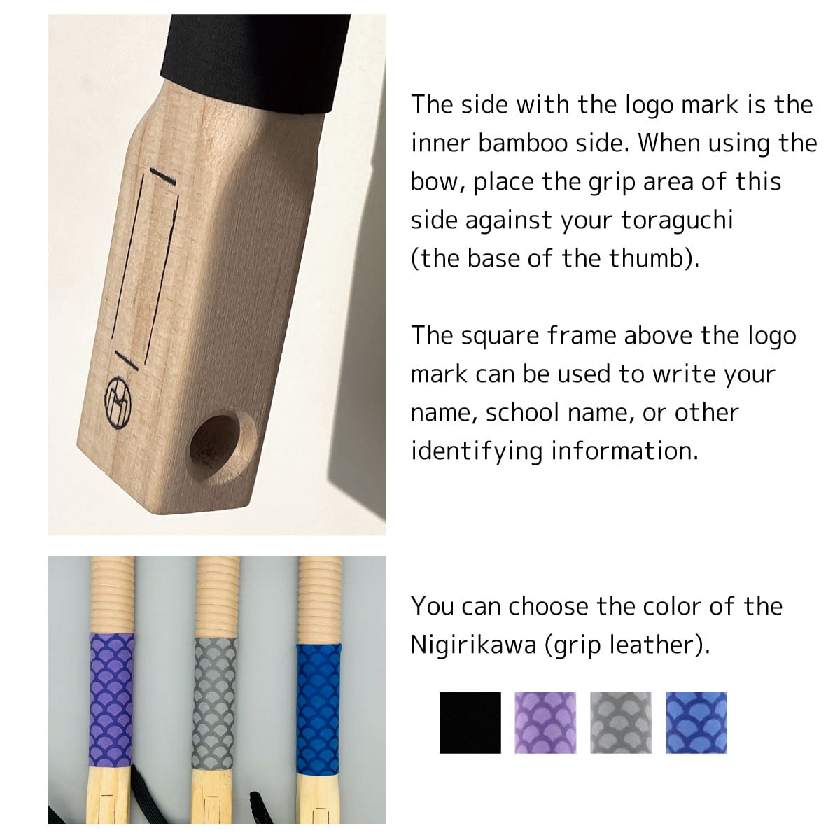 【F-413】Gomuyumi Hicchū-Yumi ( 4 Colors) -- ゴム弓 必中弓 全4色 自宅 練習 弓道稽古用 弓道 弓具 弓道具 練習用 初心者