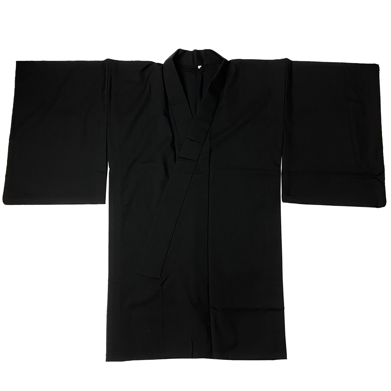 【H-025】 Kimono - Super Wool Size:XXL 着物 スーパーウール 特々大 黒 紺 弓道 弓具 弓道着物 男性
