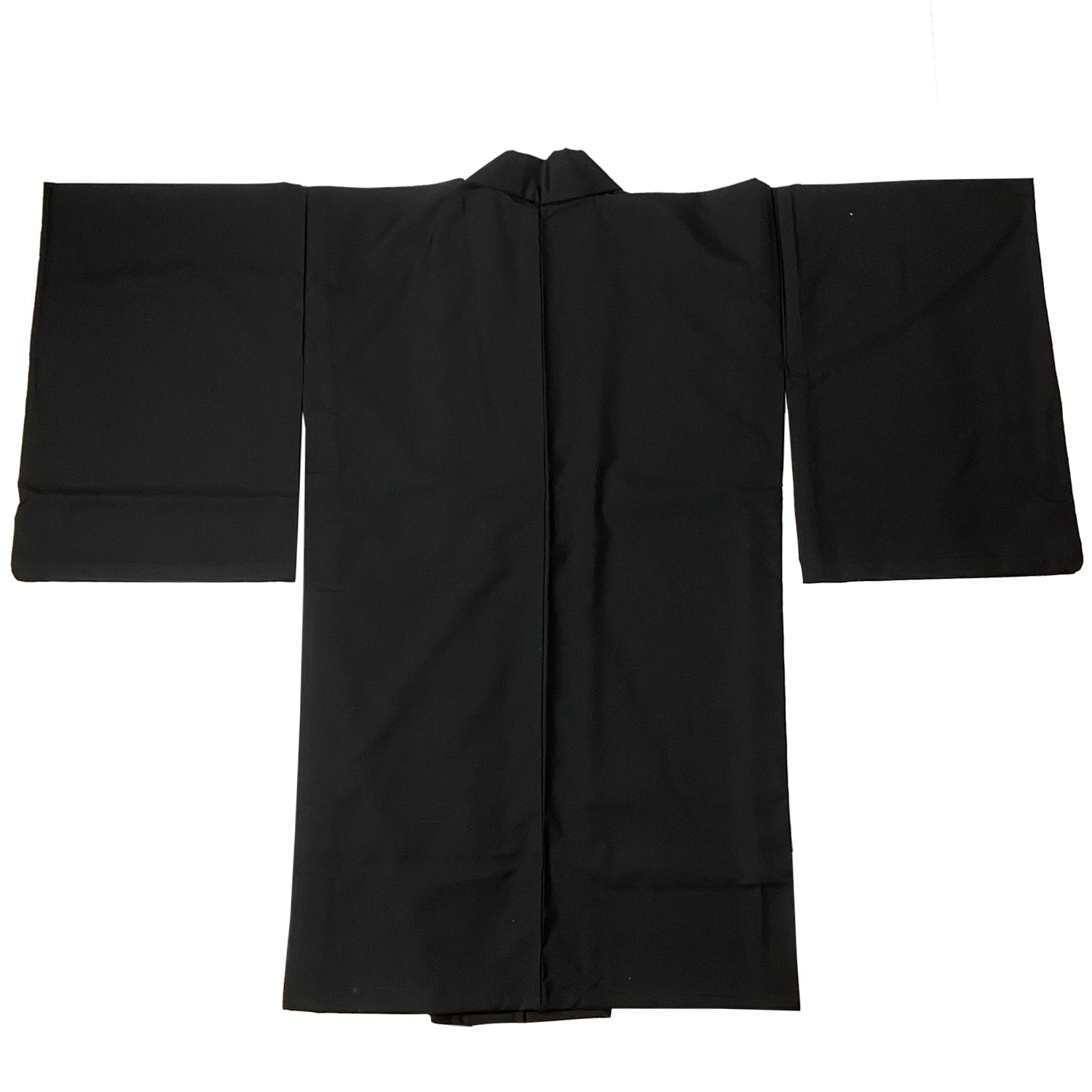 【H-025】 Kimono - Super Wool Size:XXL 着物 スーパーウール 特々大 黒 紺 弓道 弓具 弓道着物 男性