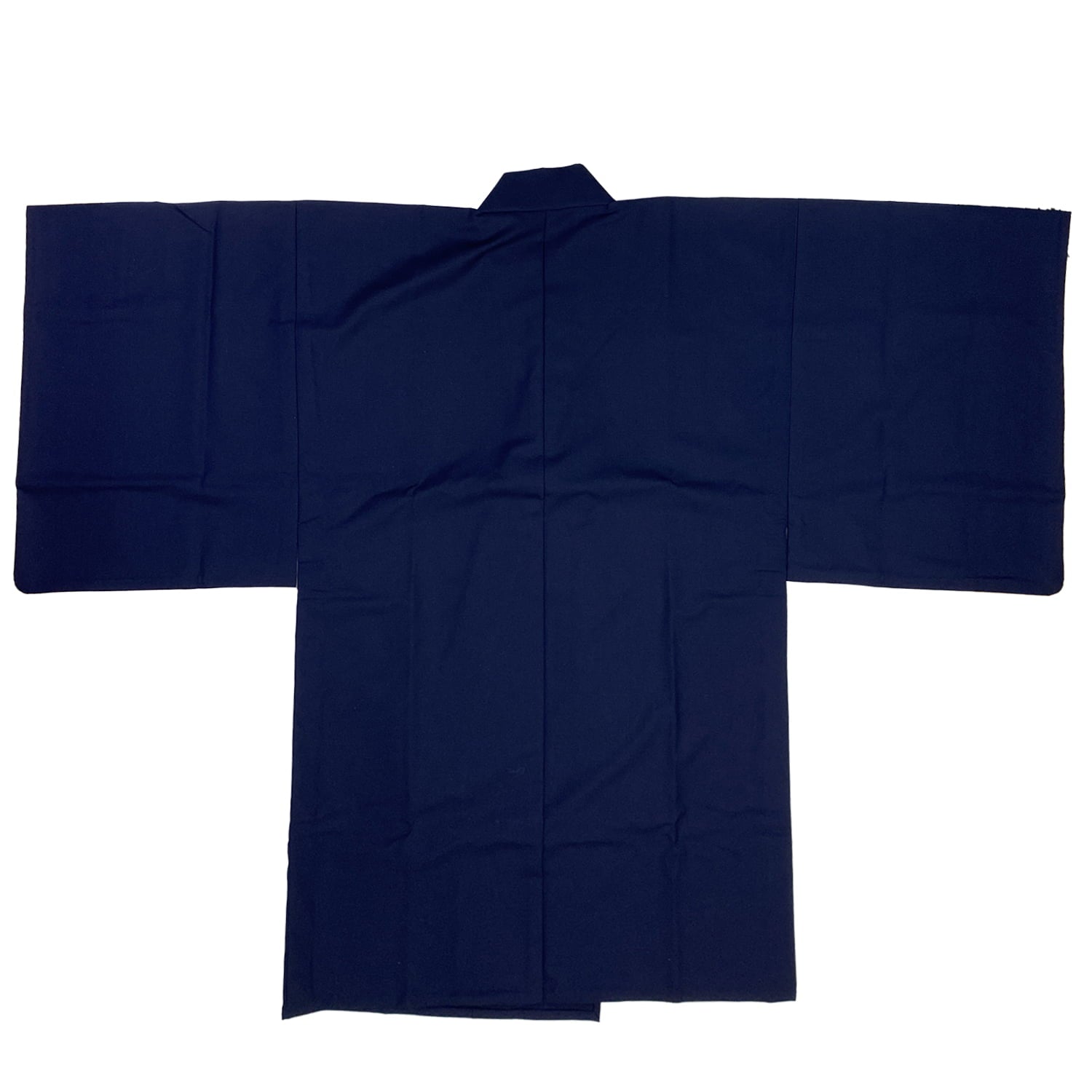 【H-024】 Kimono - Super Wool Size:XL 着物 スーパーウール 特大 黒 紺 弓道 弓具 弓道着物 男性 女性