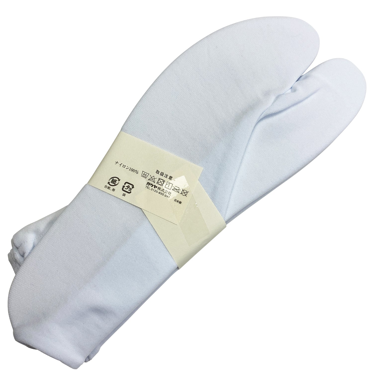 【H-085】 Stretch Tabi cover Size:M ストレッチ 足袋カバー M 白 22.0~24.0cm 弓道 弓具 弓道着