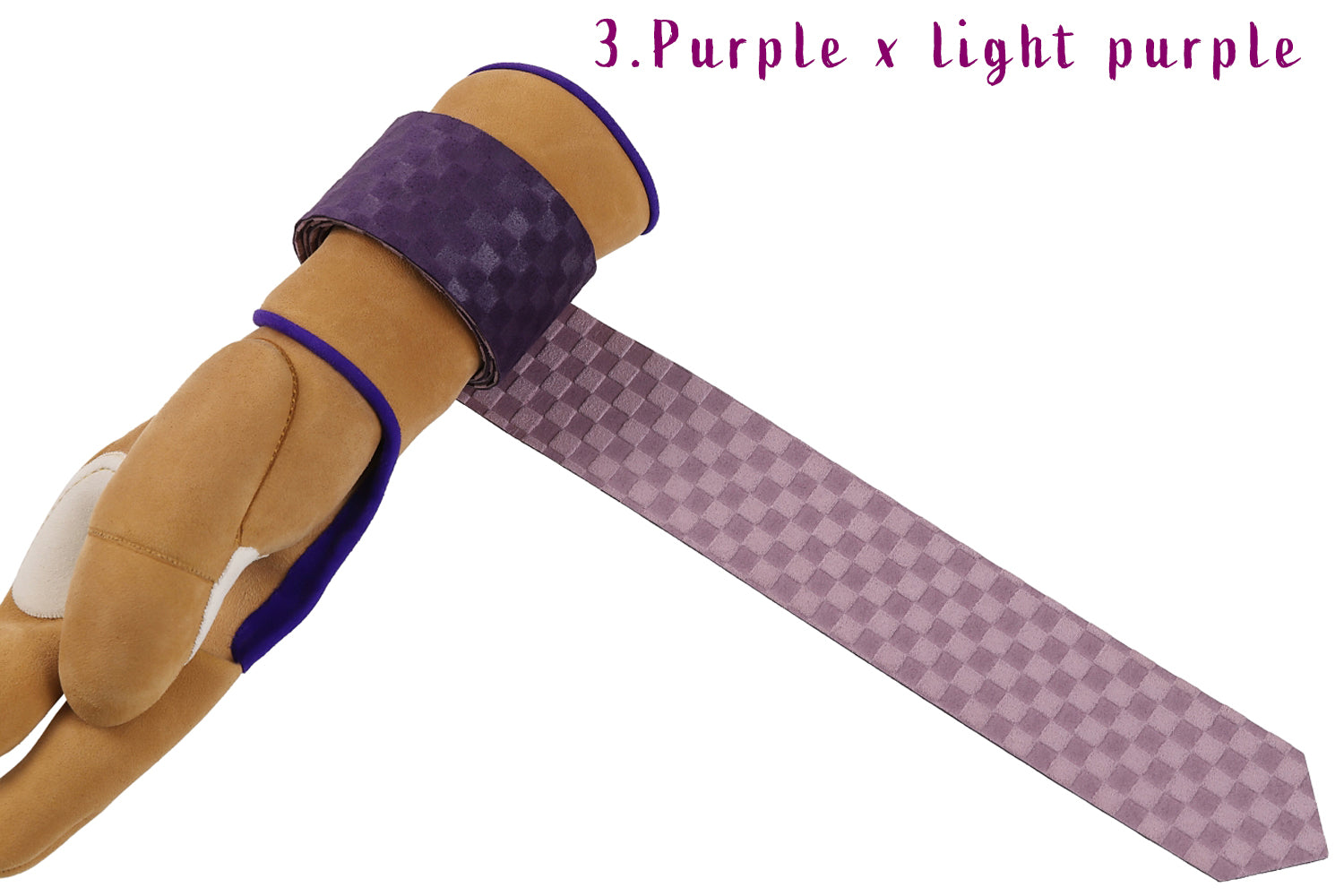 【J-199】 Kake Himo for Yugake - reversible カケ紐 人工皮革 市松模様 ダブルフェイス