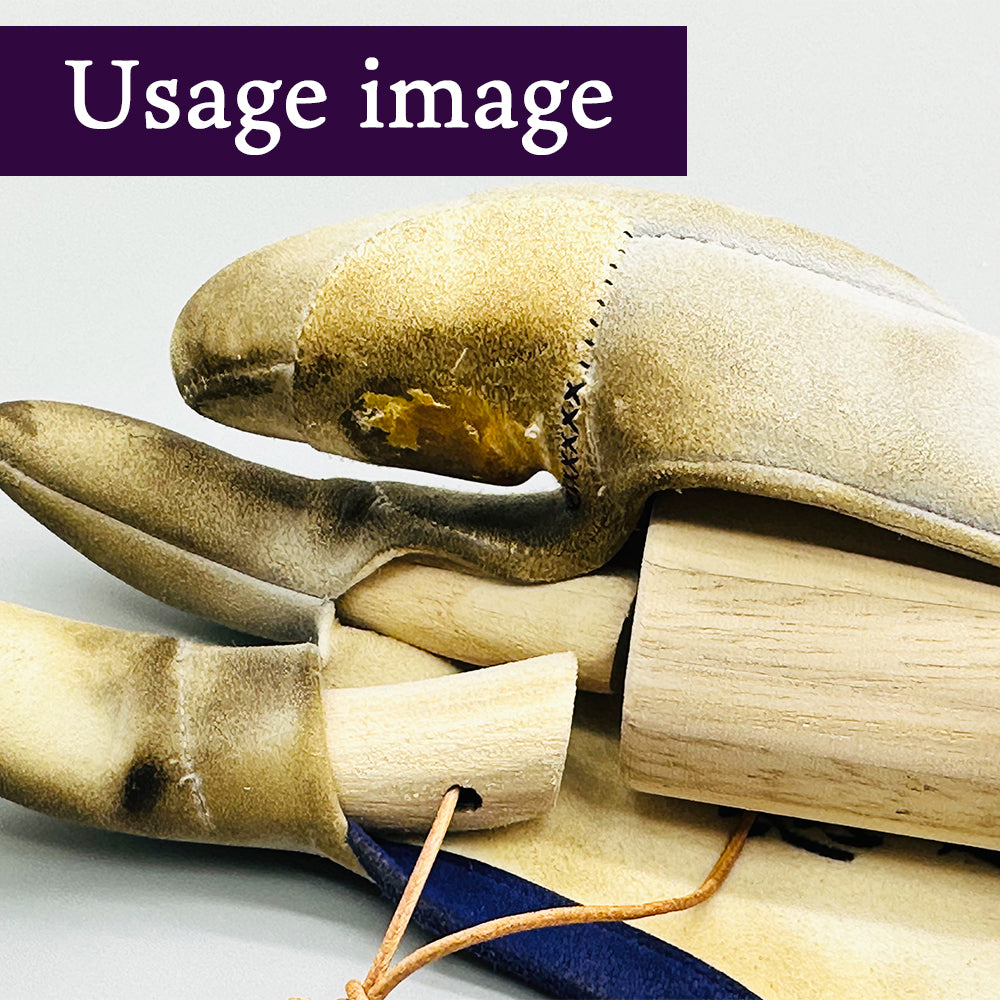 【J-200】 Kirikirimai (Yugake protective supplies) ― 桐桐舞 きりきりまい ゆがけ 保護用品 桐胴 桐指 紐 セット