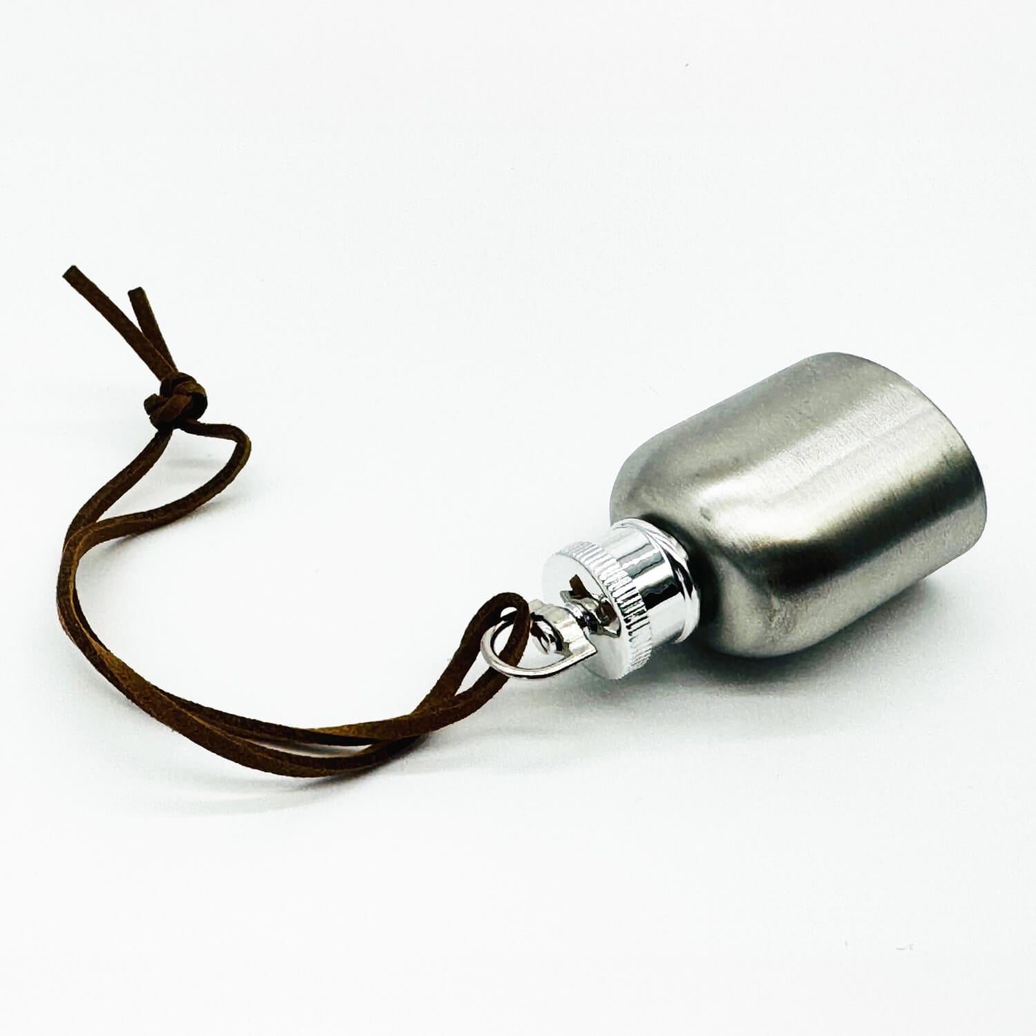 【J-213】Stainless Steel Calligraphy Powder Container with Funnel ステンレス製筆粉入れ 漏斗セット 選べる3サイズ