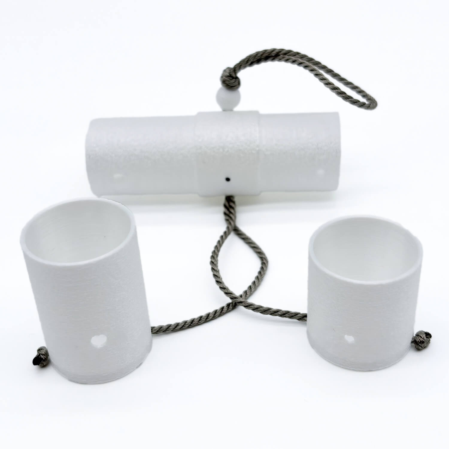 【J-214】Resin Giriko/Fudeko Dual-Purpose Powder Case 樹脂製 ギリ粉・フデ粉両用粉入れ