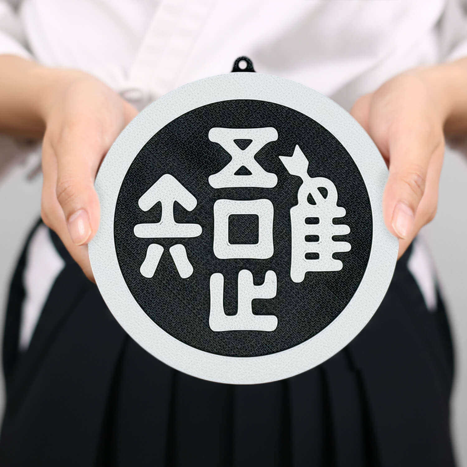 【L-145】String Storage Case "I know contentment" (KYUDO GOODS)弦入れ 収納ケース 弦巻 二重構造 吾唯足るを知る われただたるをしる 弓道グッズ ギフト