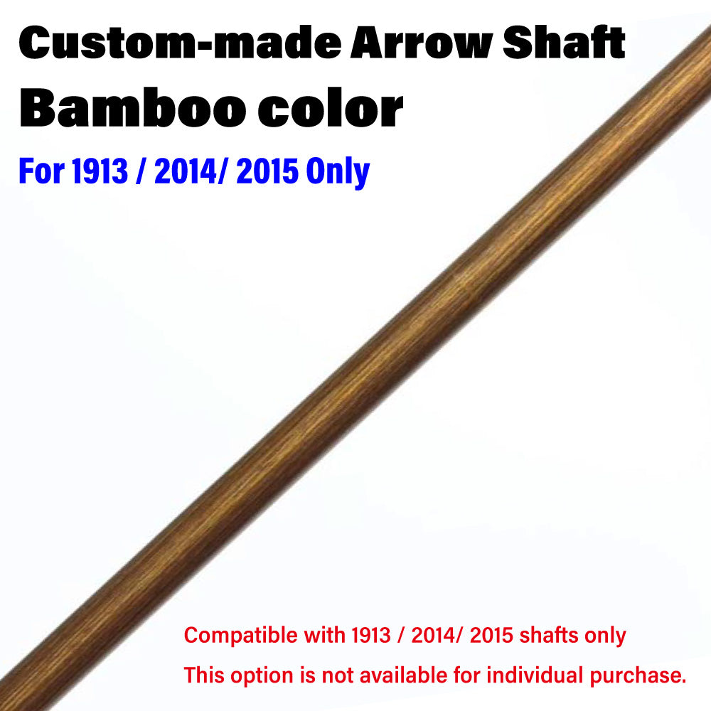 Custom-made Aroow Shaft : Bamboo color For 1913 / 2014 / 2015 Only