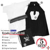 Men's Kyudo Uniform set of 5 pieces( Selectable obi )- 男性用弓道着5点セット (選べる帯)-【SS-55】