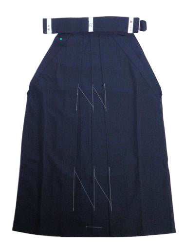 【H-224】 Dark Blue Hakama-Tropical Gender:Female, L Size:26.5~28 紺袴 トロピカル 女子用 大26.5~28号