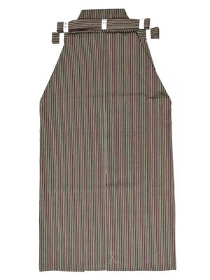 【H-231】 Striped Hakama -Gender:Male, Type:Umanori, Standard Size:#27.5 - #28<br>袴 縞柄袴 縞袴 男性用馬乗袴 27.5号~28号