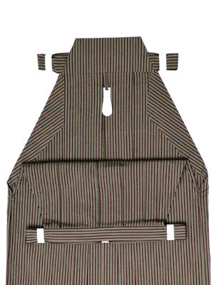 【H-229】 Striped Hakama -Gender:Male, Type:Umanori, Standard Size:#20 - #24.5<br>袴 縞柄袴 縞袴 男性用馬乗袴 20号~24.5号