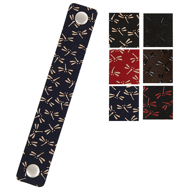 【C-137】 TSURIKAWA 印伝 ホック式吊り革 とんぼ柄