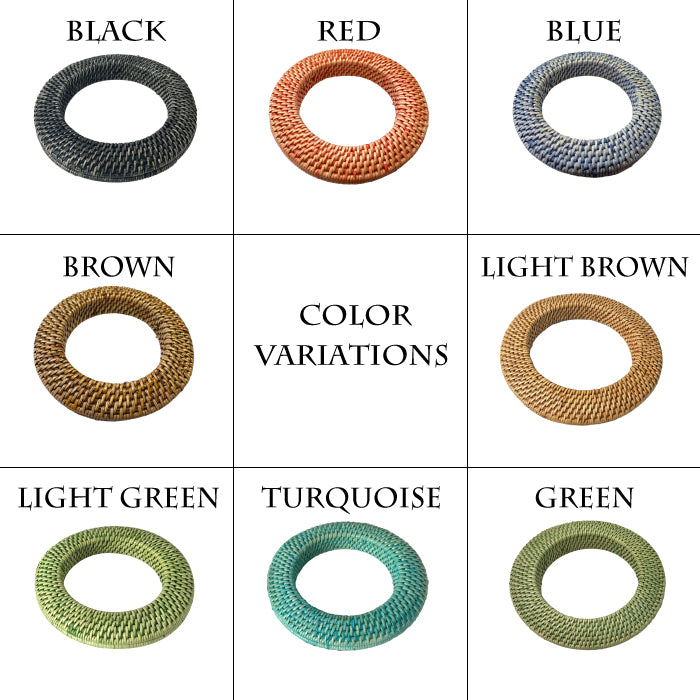 【C-178】Tsurumaki (Rattan dyed string winding) 8 colors Small 籐製 染色弦巻 全8色 小