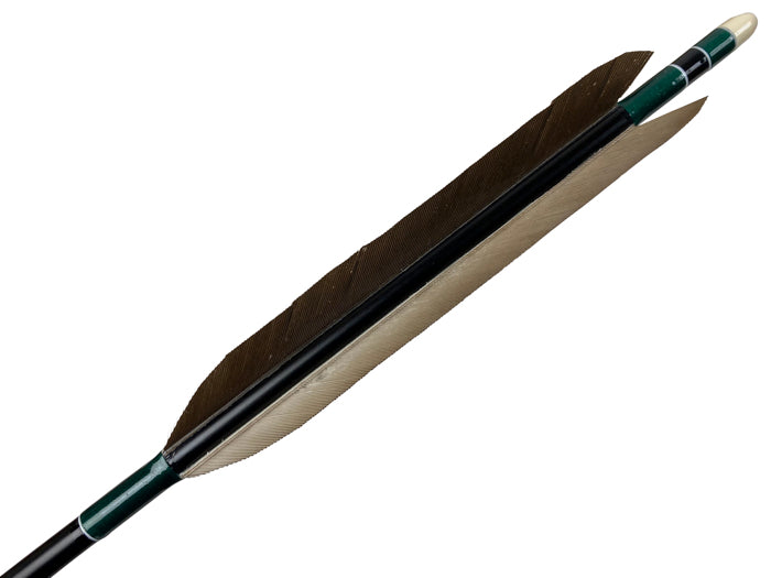 【D-1718】(DEAL of the season !!!)Black wing feathers - Set of 6 (Shaft Size 2015) 黒手羽 B級品 2015 6本組
