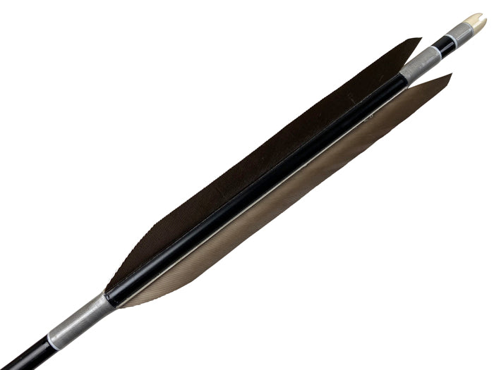 【D-1719】(DEAL of the season !!!)Black wing feathers - Set of 6 (Shaft Size 2015) 黒手羽 B級品 2015 6本組
