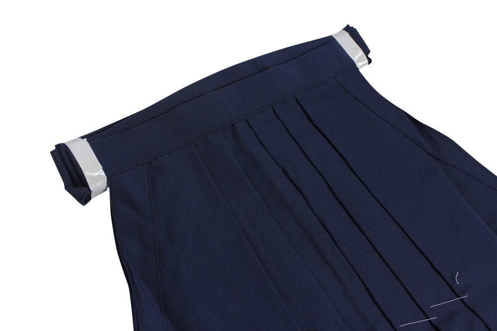【H-247】 Hakama -Tetoron(Tetorex) for woman(Dark blue) (All seasons) Size:#21 - #27 - 袴テトレックス 女性用 紺袴 21-27号