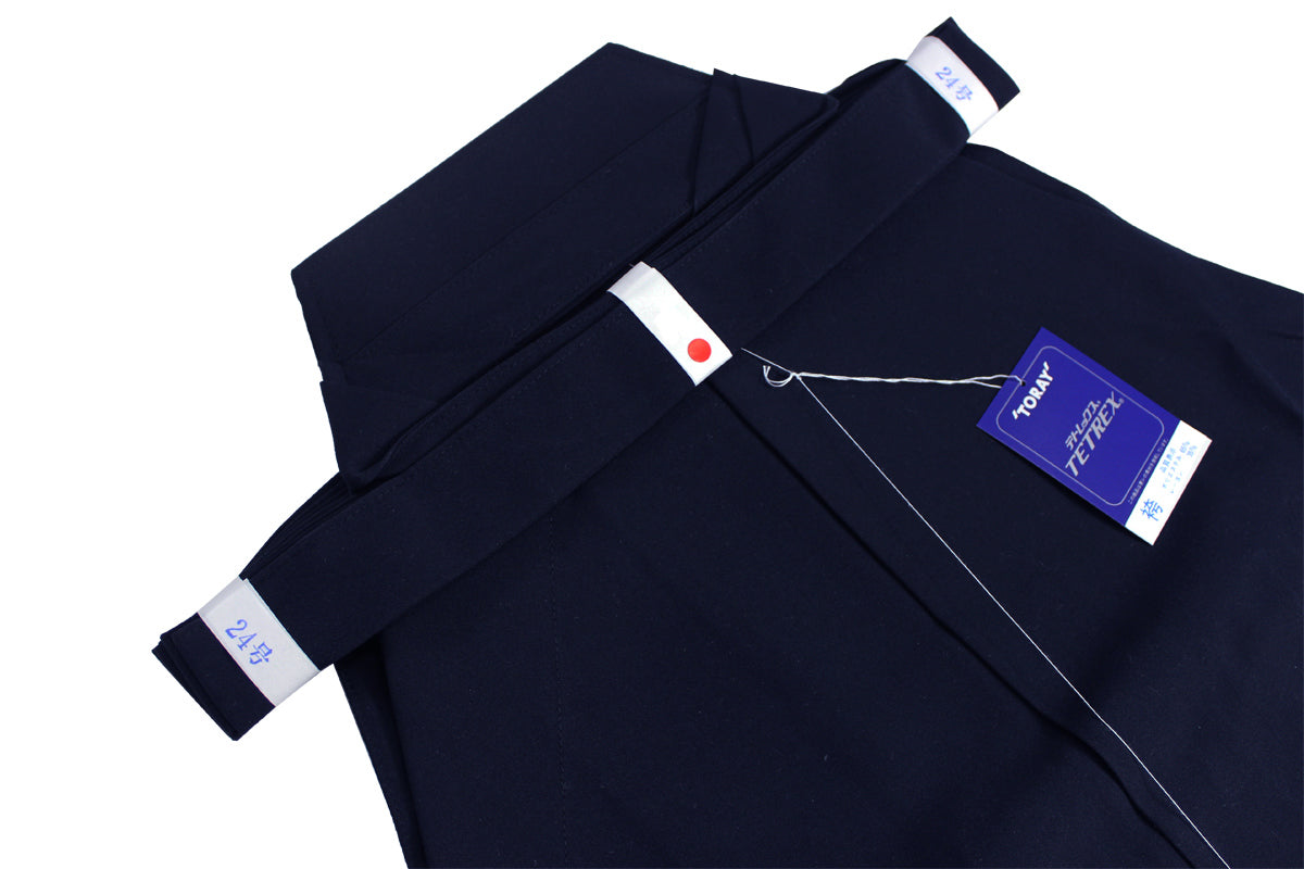 【H-250】 Hakama -Tetoron(Tetorex) for man(Dark blue) (All seasons) Size:#28 - #29 - 袴テトレックス 男性用 紺袴 28-29号