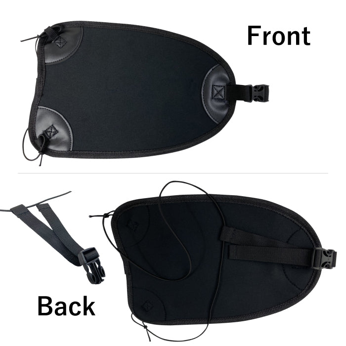 【H-265】Mune-ate (Chest Guard) - 洗える胸当てウェット ブラック