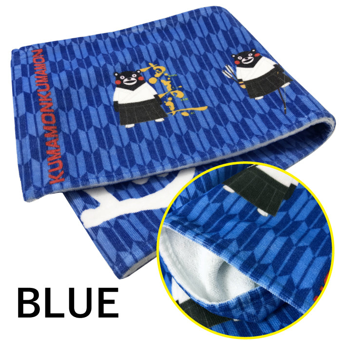 【L-137】Muffler Towel of Kumamoto character "kumamon" 【ゆるキャラ】くまモンマフラータオル 全2色 21×110cm 【キャラクター】【ご当地・熊本県】