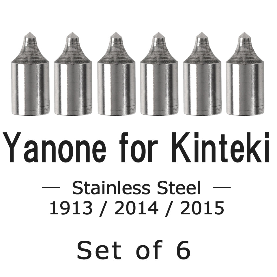 【N-007】Yanone for Kinteki (Stainless Steel) - Set of 6 近的用 矢尻 ステンレス 6個組