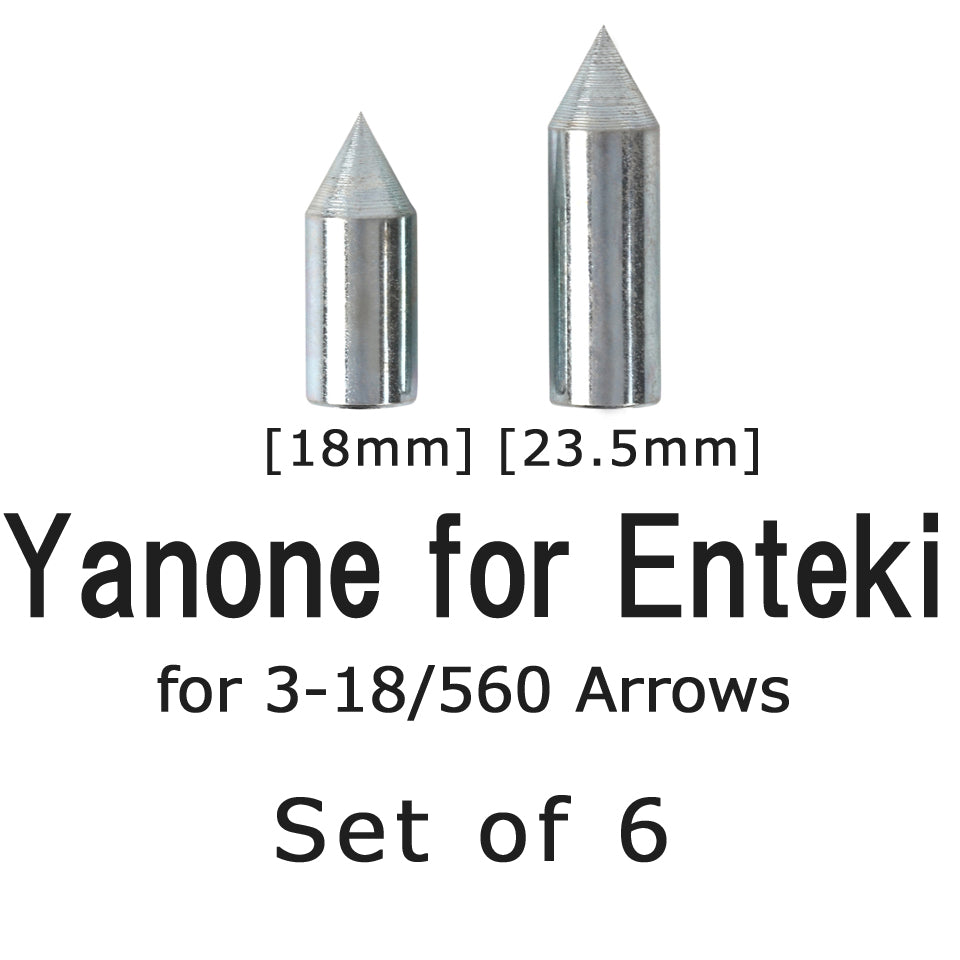 【N-014】Yanone for 3-18/560 Arrows (for Enteki) - Set of 6 3-18/560　矢尻 6個組