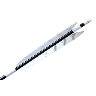 【O-157】Custom Order : オーダー矢 TurKey Art Wing - Set of 6 - Carbon Shaft カーボン ターキー美羽根シリーズ 2番