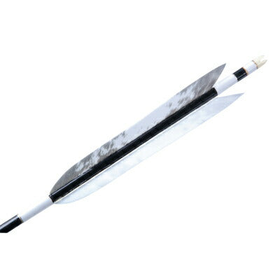 【O-170】Custom Order : オーダー矢 TurKey Art Wing - Set of 6 - Carbon Shaft カーボン ターキー美羽根シリーズ 15番