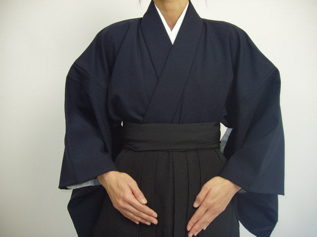 【H-021】 Kimono - Tetron Size:XL 着物 テトロン 特大