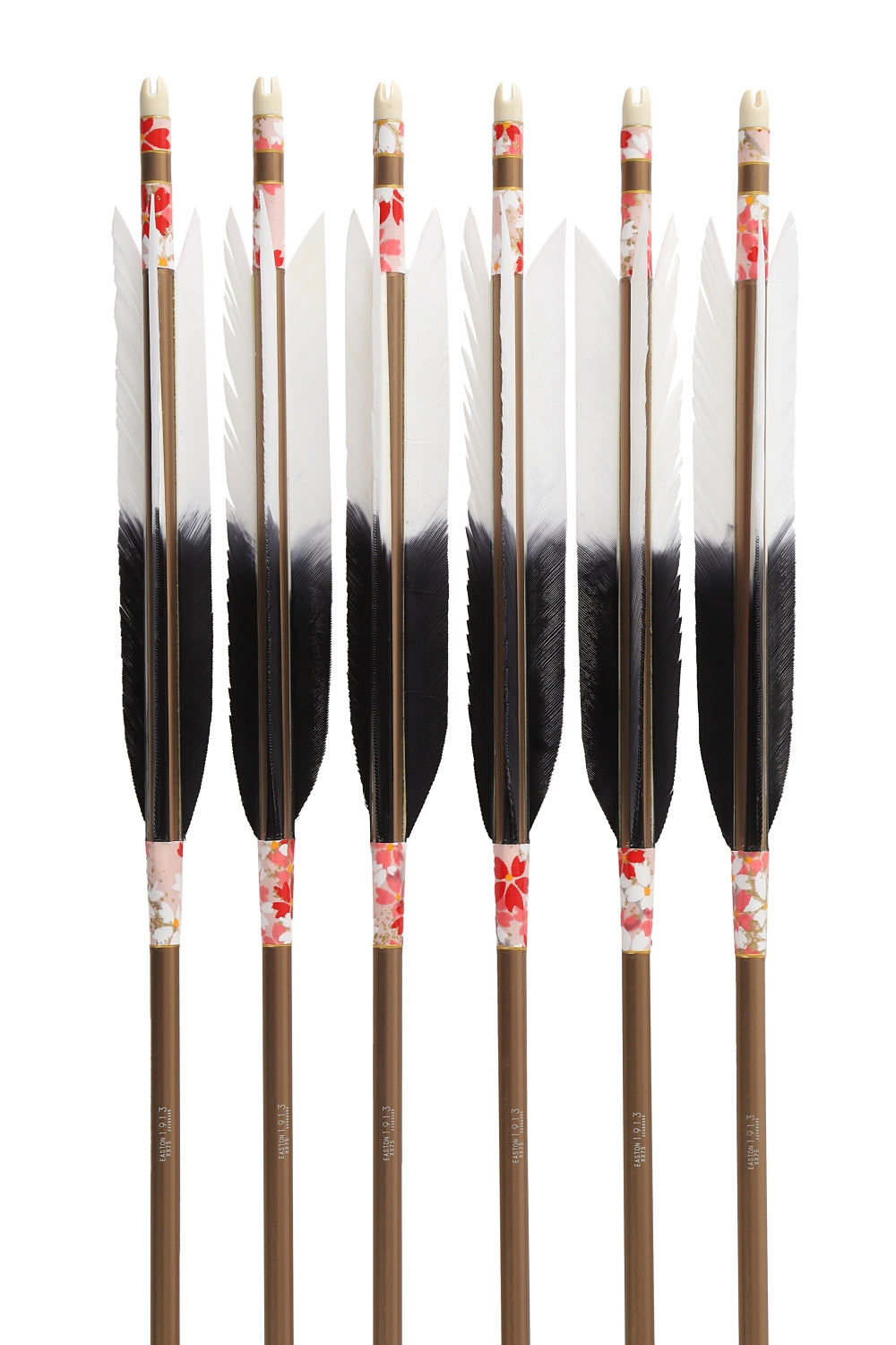 【D-1764】Turkey KF-3  ( 6 types ) - Set of 6 (Shaft Size 1913) Easton イーストン ターキー KF-3 1913シャフト 6本組