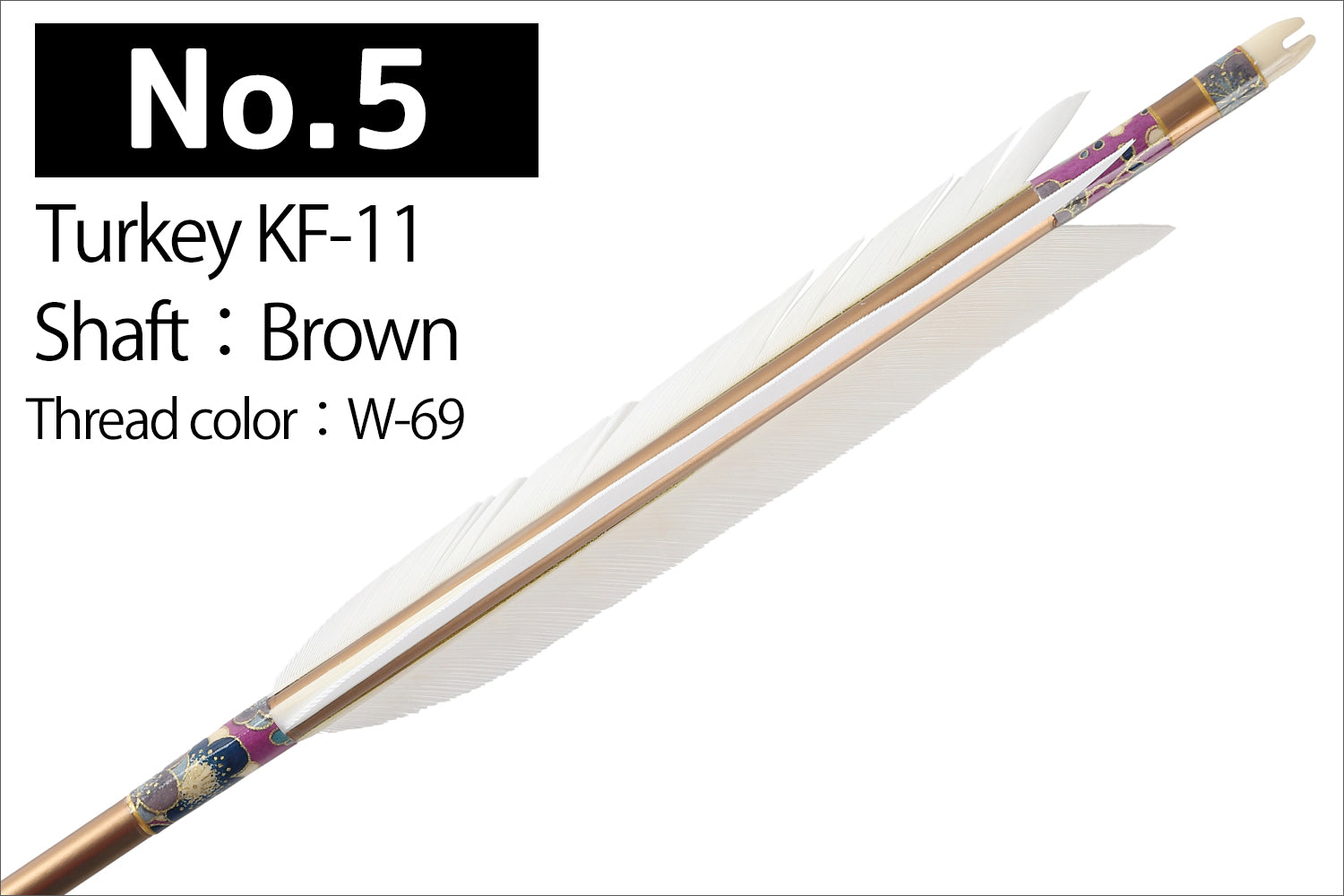 【D-1765】Turkey KF-11 ( 6 types )  - Set of 6 (Shaft Size 1913) Easton イーストン ターキー KF-11 1913シャフト 6本組