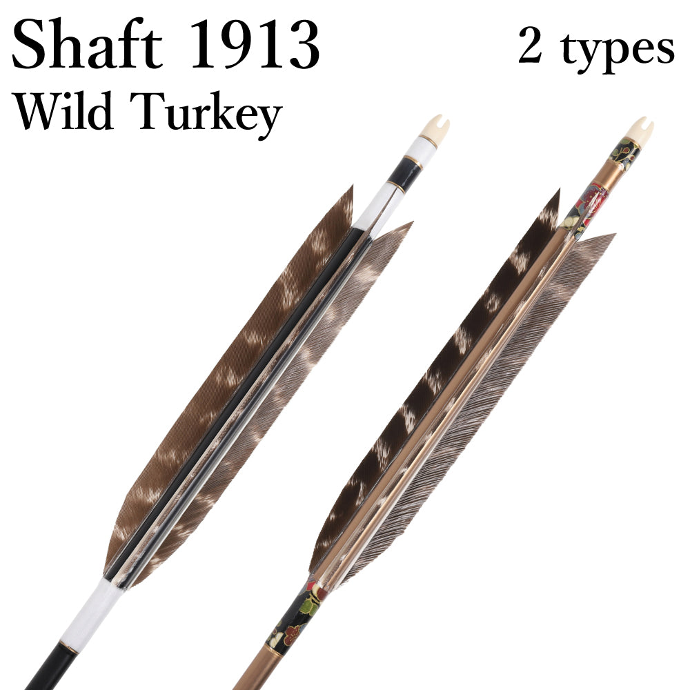 【D-1794】Wild Turkey 1913  ( 2 types )  - Set of 6 (Shaft Size 1913)  ワイルドターキー 1913 シャフト 6本組  2種類