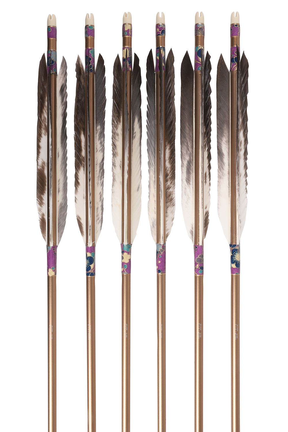 【D-1797】Flower Swan ( 2 types )  - Set of 6 (Shaft Size 1913)  Easton イーストン 花白鳥 1913シャフト 6本組 2種類