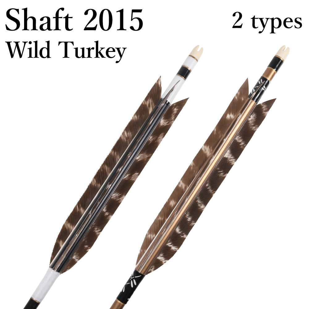 【D-1798】Wild Turkey 2015  ( 2 types )  - Set of 6 (Shaft Size 2015)  ワイルドターキー 2015 シャフト 6本組  2種類