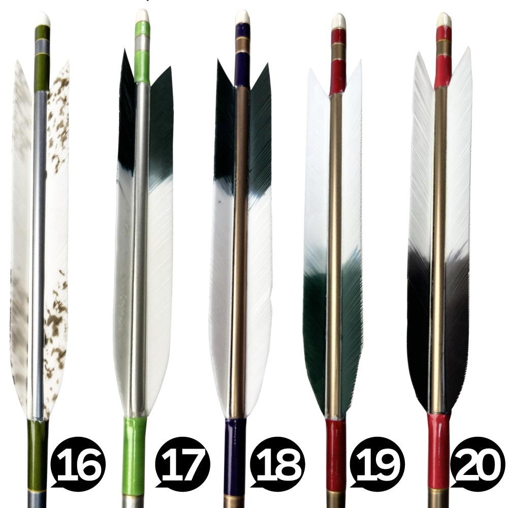 【D-1801】[Special Offer – Limited Stock]  Turkey  ( 20 types )   - Set of 6 (Shaft Size 2015)   特価品 2015シャフト Easton イーストン ターキー  6本組