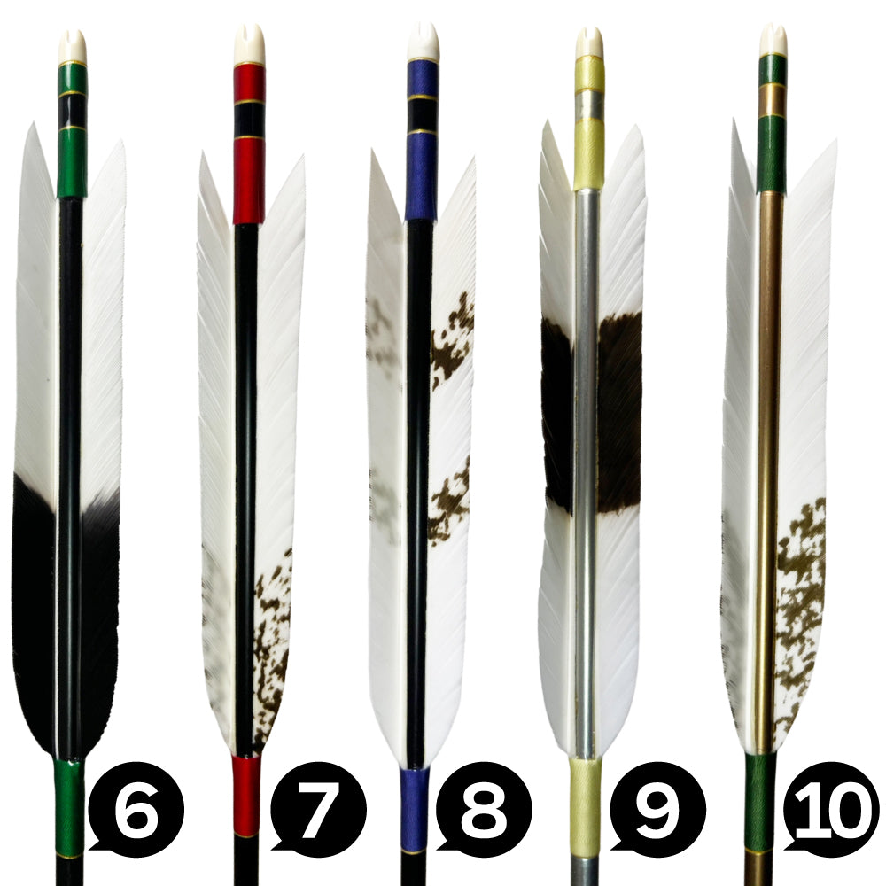 【D-1802】[Special Offer – Limited Stock]  Turkey  ( 20 types )   - Set of 6 (Shaft Size 2015)   SALE（特価品） 2015シャフト Easton イーストン ターキー  6本組