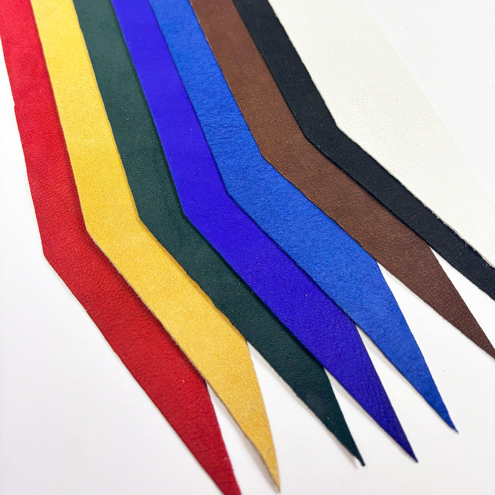 【F-042】Nigirikawa High Quality Gin【IMPERFECT ITEM】[All 8 colors]  solid color－ 【訳あり】小唐　特製吟革　握り革 全8色