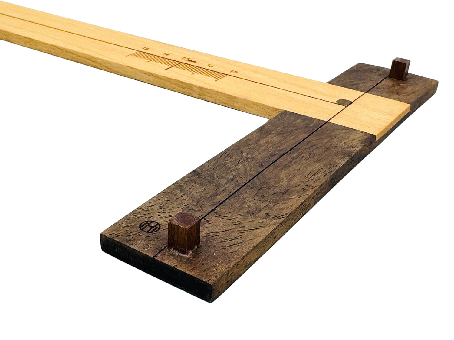 【F-049】T-Square Nocking Gauge 十文字定規 弓 定規 垂直 T字型 矢番え 調整 付属品 弓道 弓具