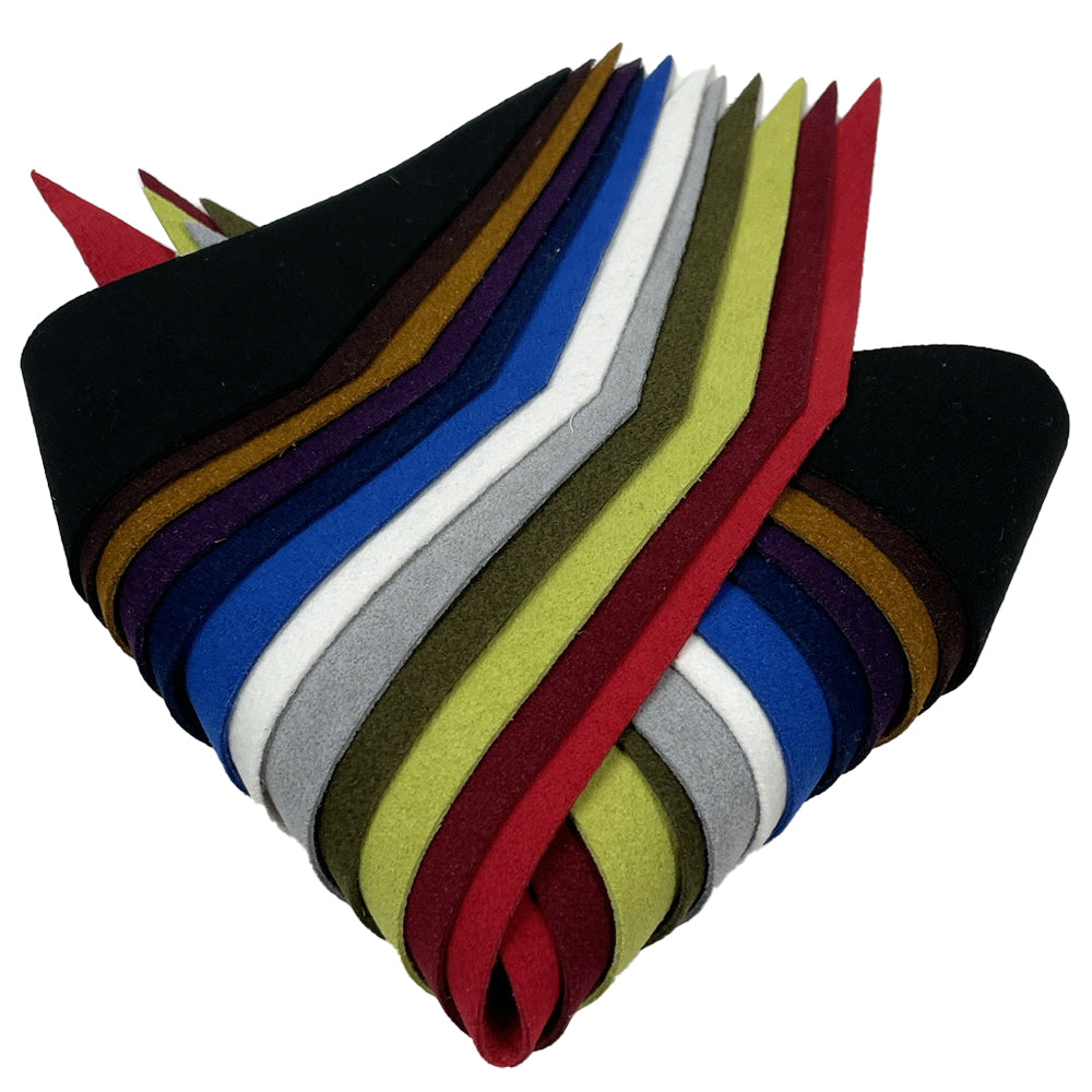 【F-372】Sarari Nigirikawa Ultrasuede Thickness: Standard (1.0 mm) [All 12 colors]  solid color－ 握り革 さらり ウルトラスエード製  厚み：普通（約1.0mm） 全12色 無地 弓道 弓具