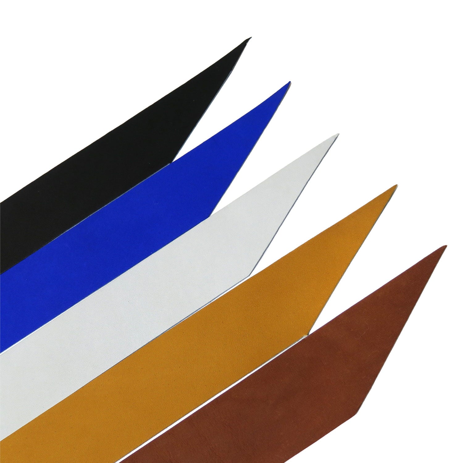 【F-387】Nigirikawa Mizuno Cowhide [All 5 colors] solid color - 握り革 ミズノ製 牛革 全5色