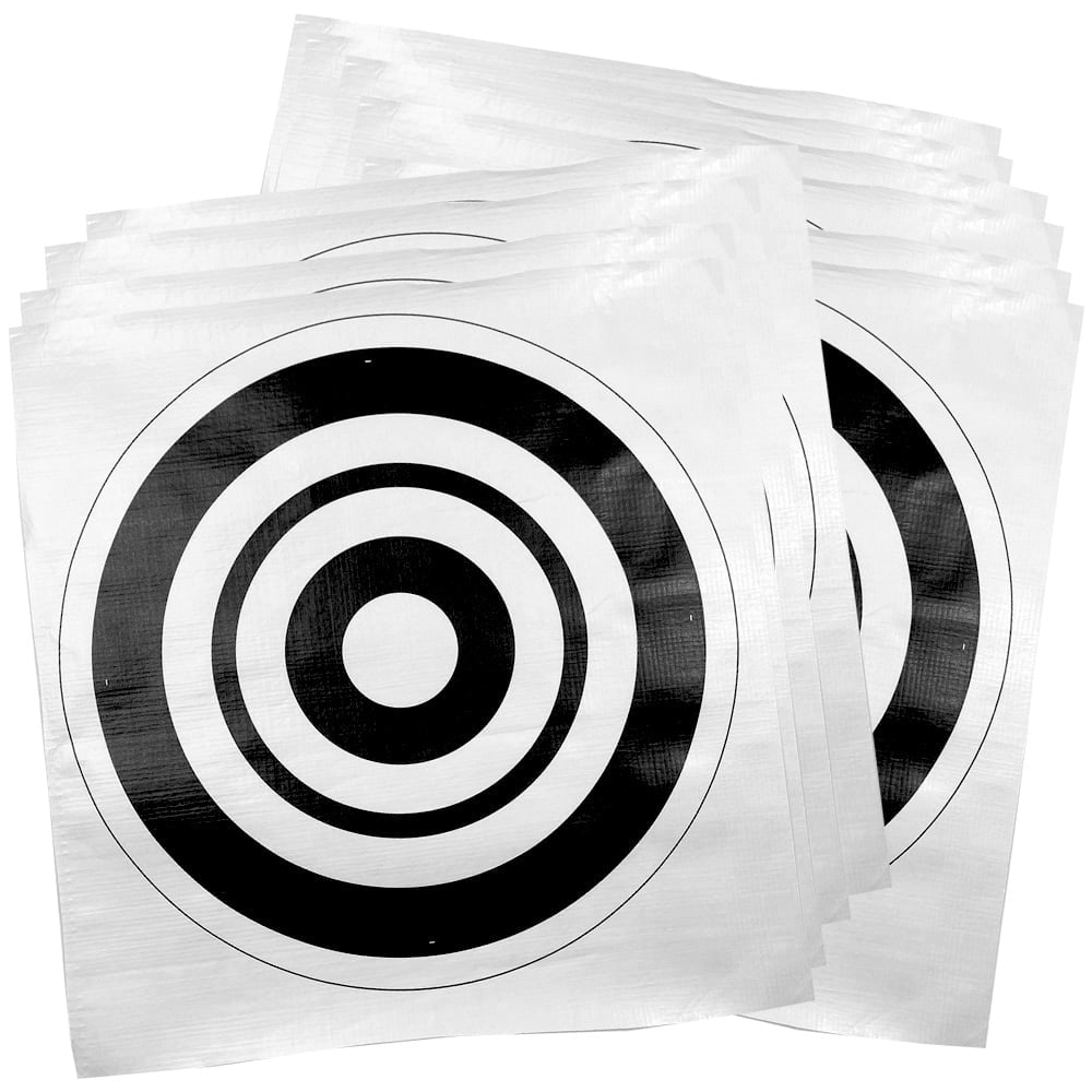 【I-072】 Target Paper - Vinyl (Shaku nisun)10Sheet ビニール的紙 尺二寸 10枚