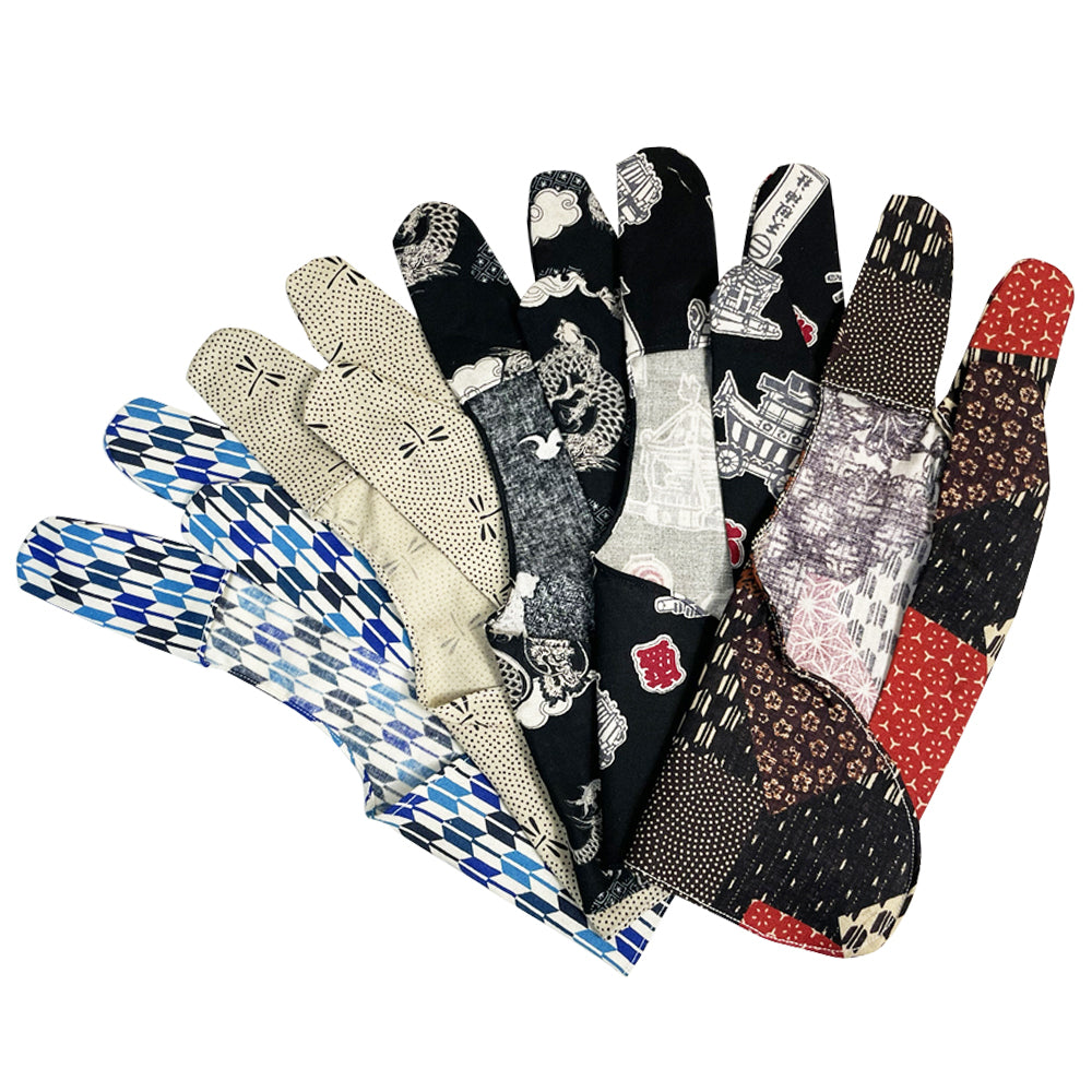 【J-141】 Assorted Mitsu Shitagake -Patterned [Set of 5] 柄下カケ5枚セット