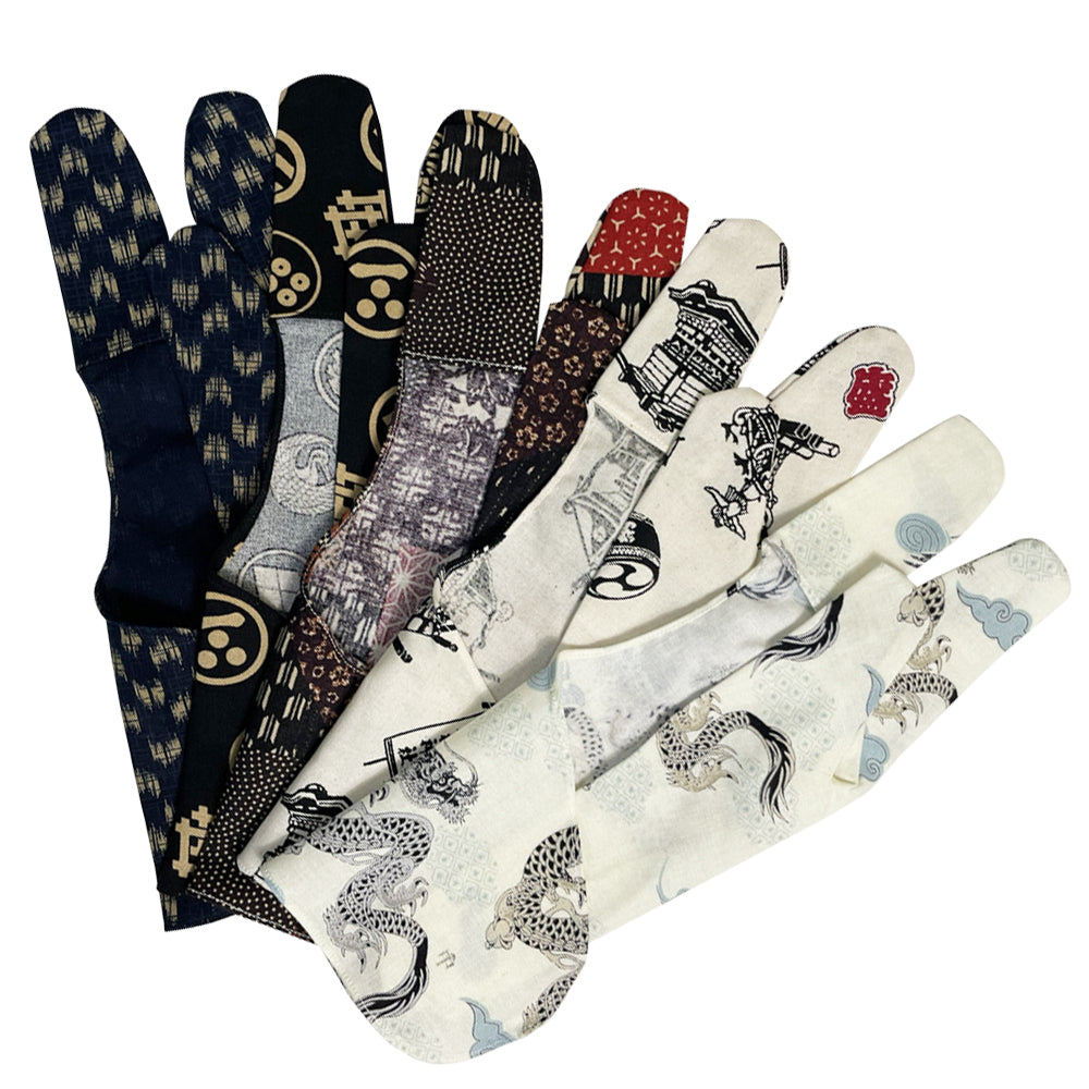 【J-141】 Assorted Mitsu Shitagake -Patterned [Set of 5] 柄下カケ5枚セット